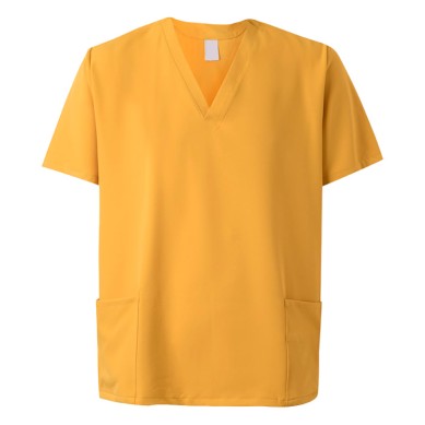 Camisola sanidad Care Plus manga corta mostaza