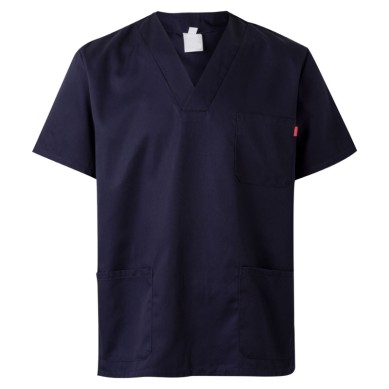 Camisola sanidad Elemental manga corta azul marino